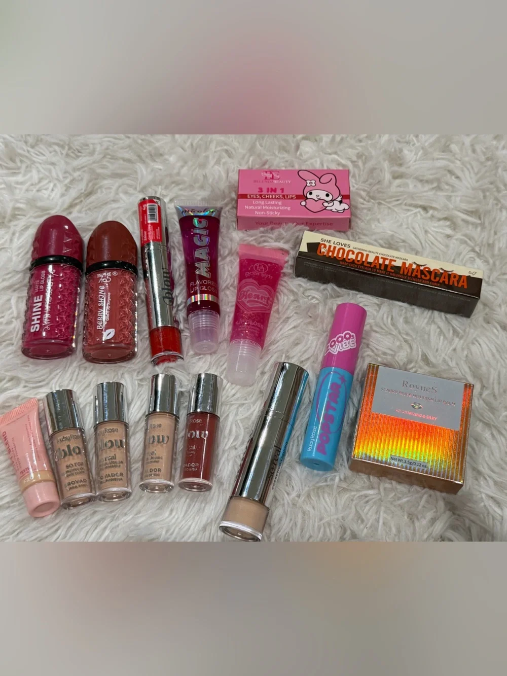 15 item New Makeup Bundle Pink Browns and Nudes Cosmetics Lot